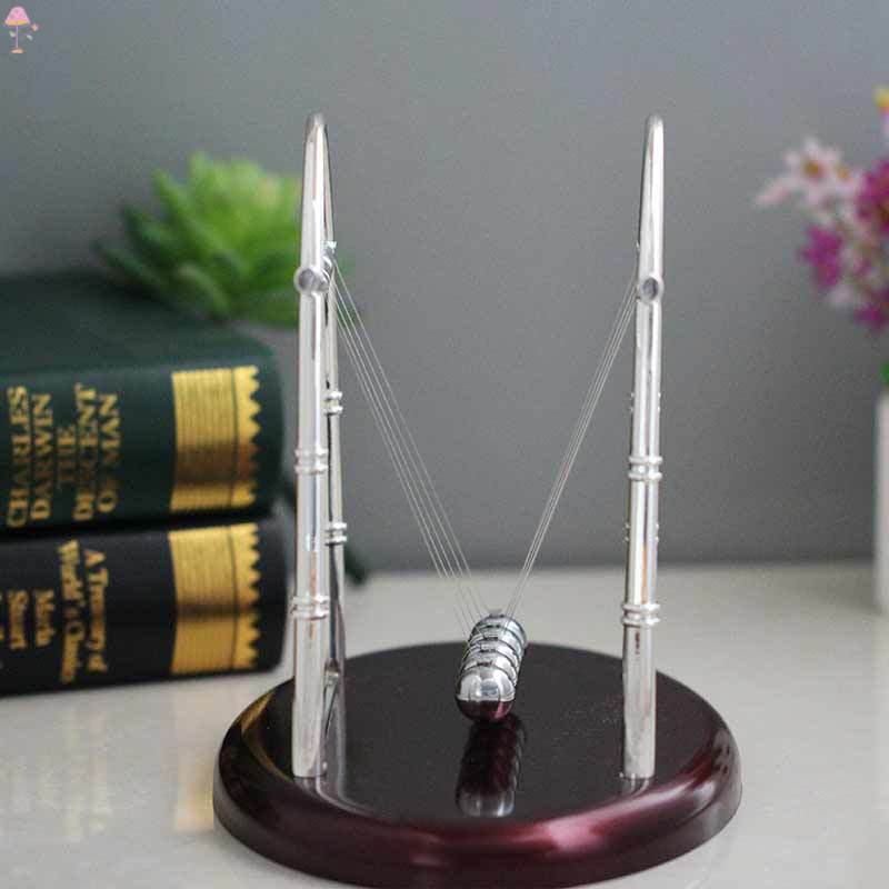 Đồ Chơi Bóng Cân Bằng Vật Lý Bảo Toàn Năng Lượng Bằng Kim Loại Để Bàn Trang Trí