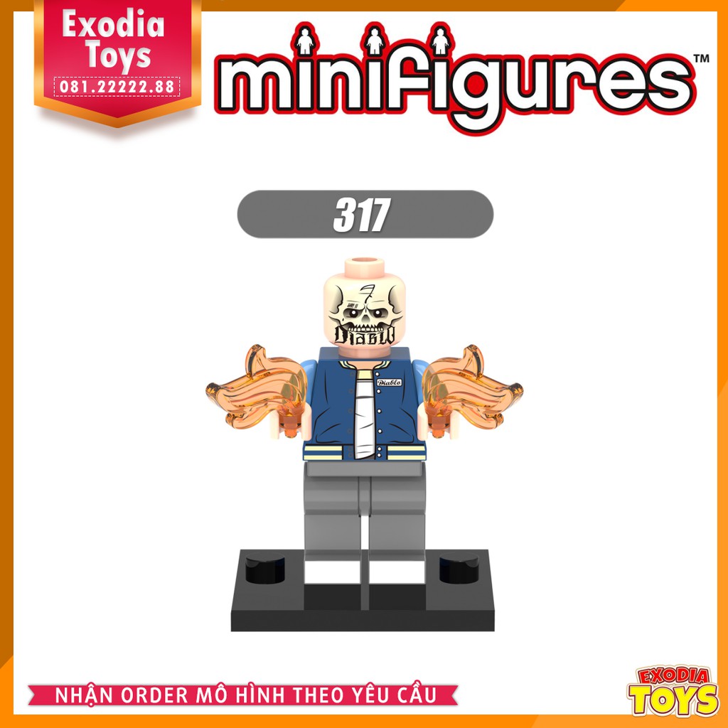 Xếp hình Minifigure DC Comics Biệt đội cảm tử Suicide Squad - Đồ Chơi Lắp Ghép Sáng Tạo - X0122