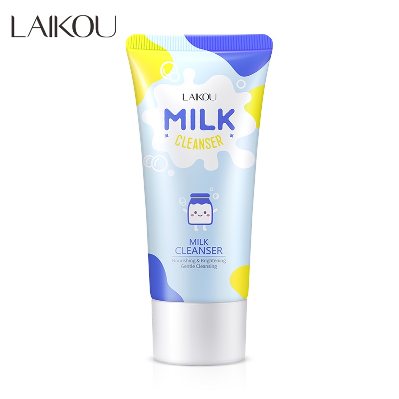Sữa rửa mặt LAIKOU làm sạch sâu loại bỏ mụn đầu đen 50g