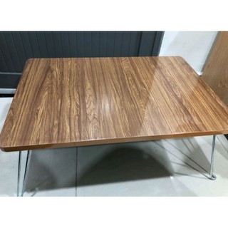 Bàn xếp vân gỗ chân sắt 40*60*28