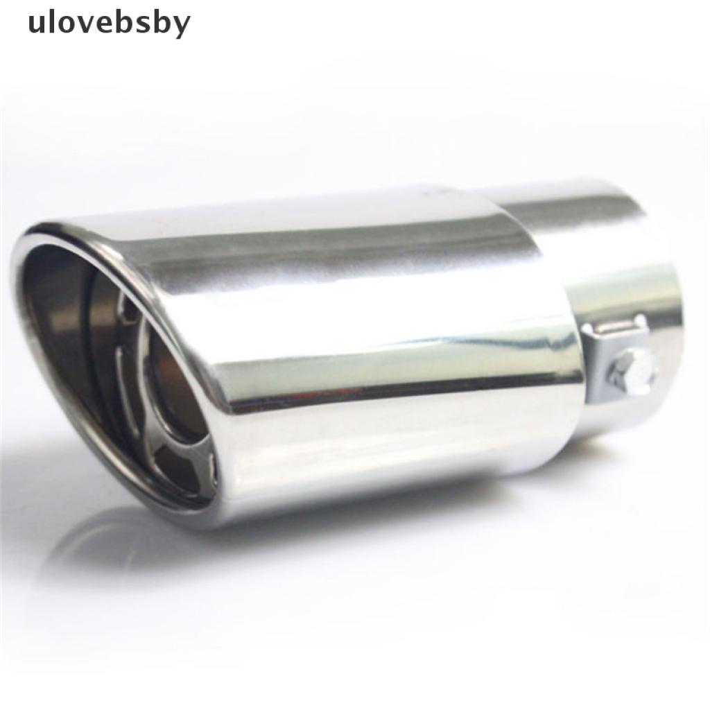 Ống xả khí thải giảm thanh hình tròn bằng thép không gỉ mạ chrome chuyên dụng cho xe hơi