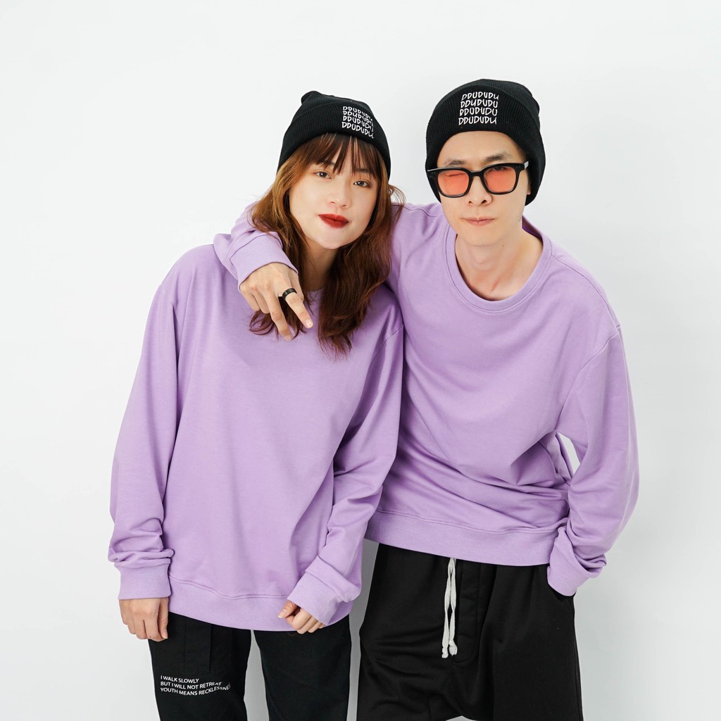 Áo dài tay trơn NỈ DA CÁ Unisex N7 Basic Sweater Ulzzang cặp đôi nam nữ form rộng oversize Hàn Quốc | WebRaoVat - webraovat.net.vn