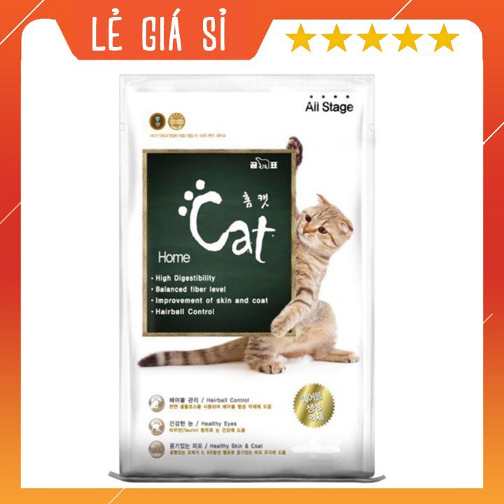 Thức ăn hạt cho mèo Hàn Quốc hạt HOME CAT 5kg - Thức ăn cho mèo giá sỉ