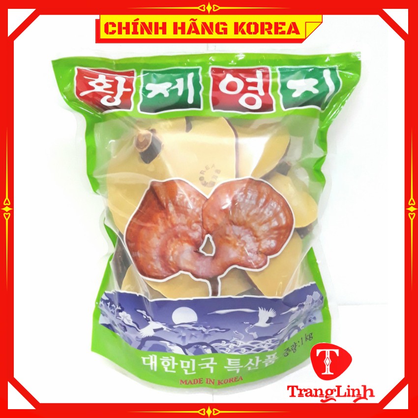 Nấm linh chi hàn quốc thượng hạng, túi 1kg loại đặc biệt giúp thải độc gan, thanh lọc cơ thể - tranglinhkorea