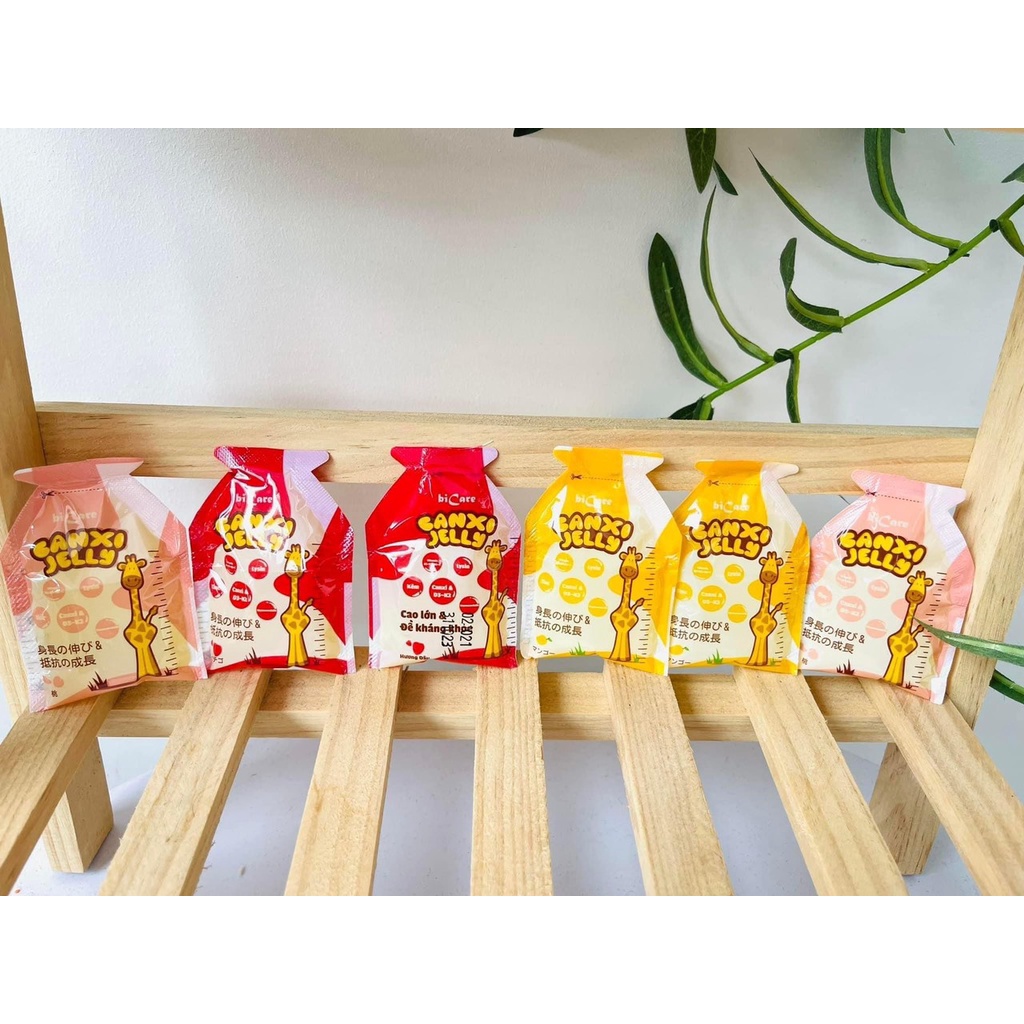 Thạch dinh dưỡng CANXI JELLY Bicare tăng chiều cao, tăng sức đề kháng, ăn ngon cho bé