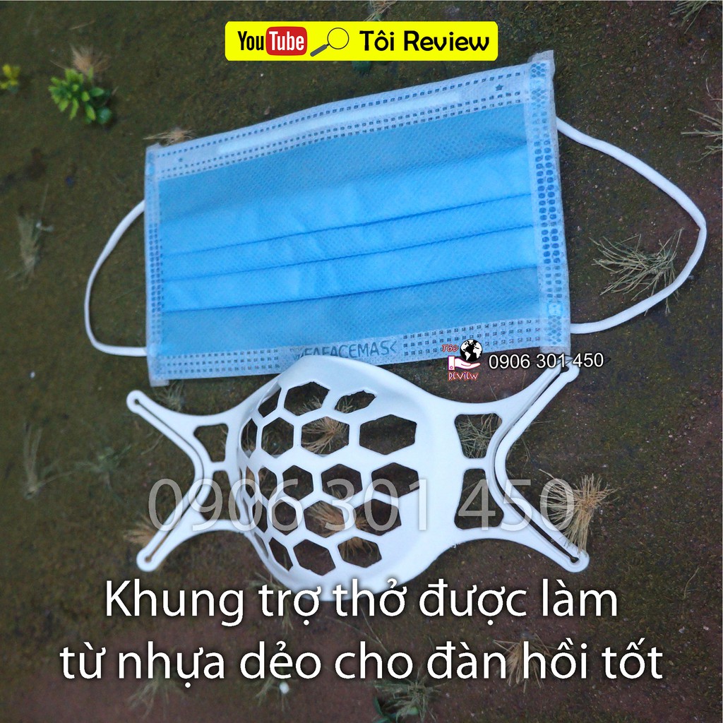 Đánh giá Miếng lót trợ thở cho khẩu trang, Giúp bạn đeo khẩu trang dễ dàng hơn, có thể tái sử dụng nhiều lần