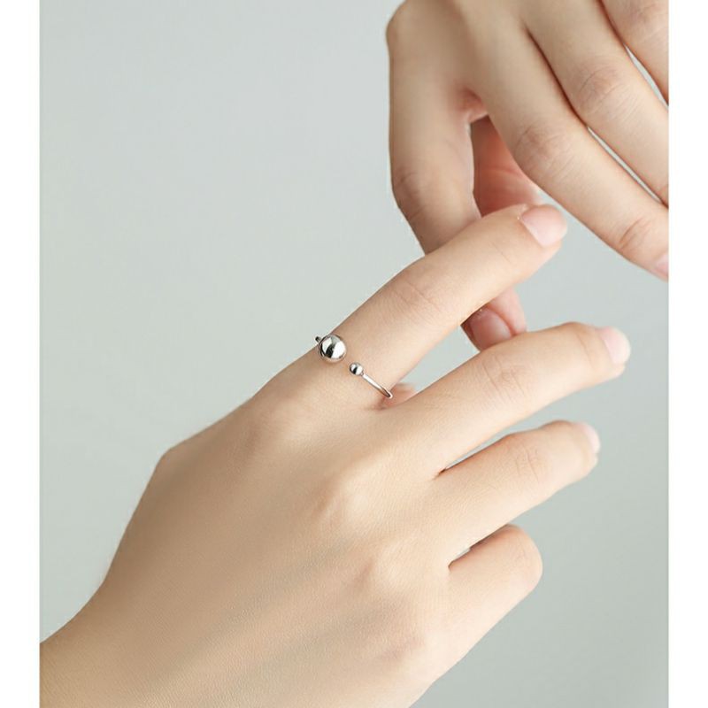 Nhẫn bi 2 đầu