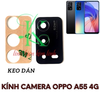 Kính camera oppo a55 4g có sẵn keo dán
