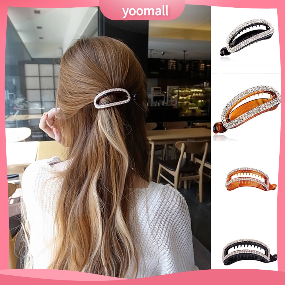 Kẹp tóc đính đá xinh xắn dành cho nữ