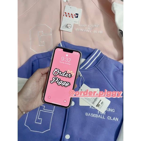 Áo Khoác MLBNY Jacket Nỉ Logo G - Chính Hãng