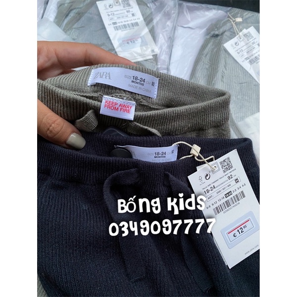 Quần Joggers Len Bé Trai Gân Mềm ZR