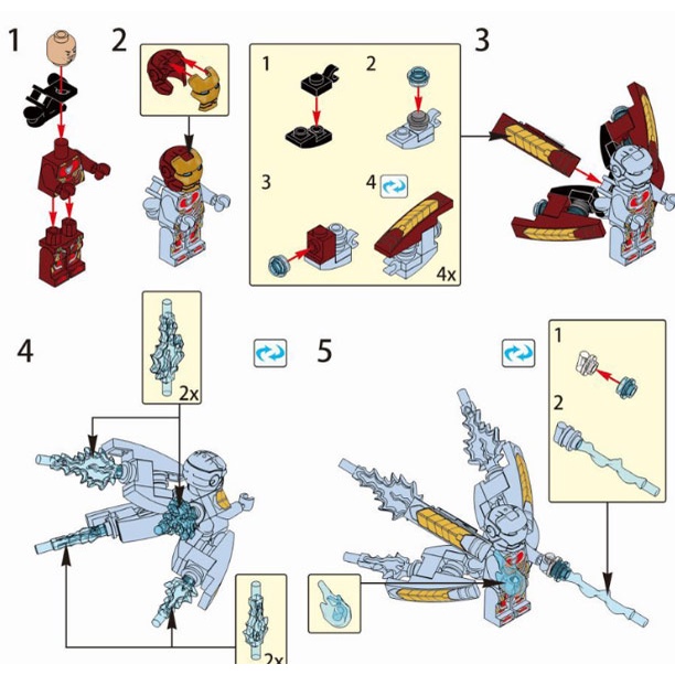 Mô Hình Nhân Vật Siêu Anh Hùng Người Sắt Cho Bé