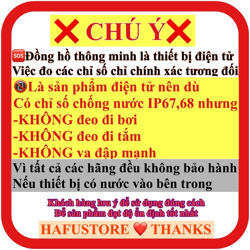 Đồng hồ thông minh HAFU FM09 nghe gọi trực tiếp nhịp tim thông báo Facebook Zalo pin trâu nam nữ