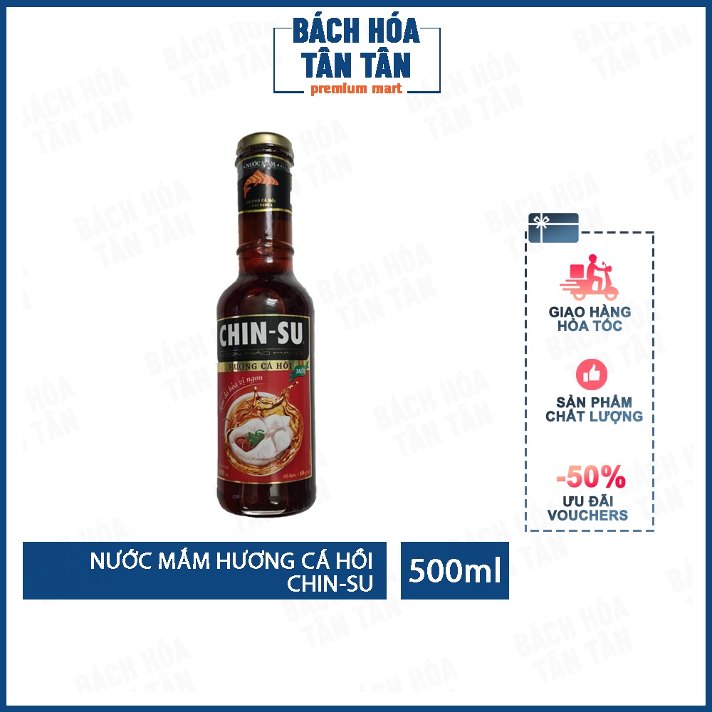 Nước mắm Chin-su cá hồi, chai 500ml