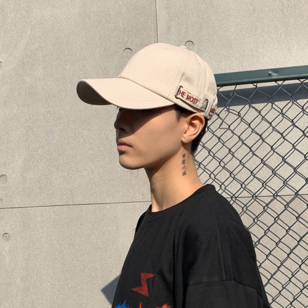 Mũ lưỡi trai thêu chữ BACK2LIFE phong cách Hàn Quốc