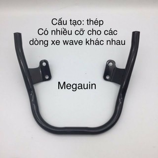 Cảng(tay xách)nice titan inox tay đen sơn cho wave A