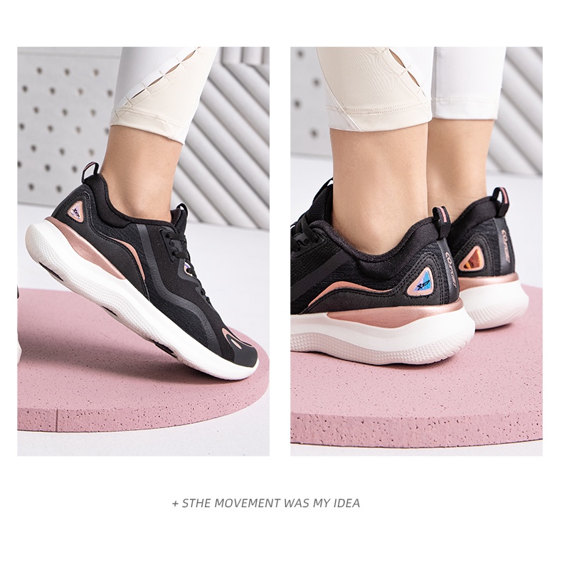 Giày thể thao XTEP đế dày siêu nhẹ thoáng khí thoải mái dành cho nữ