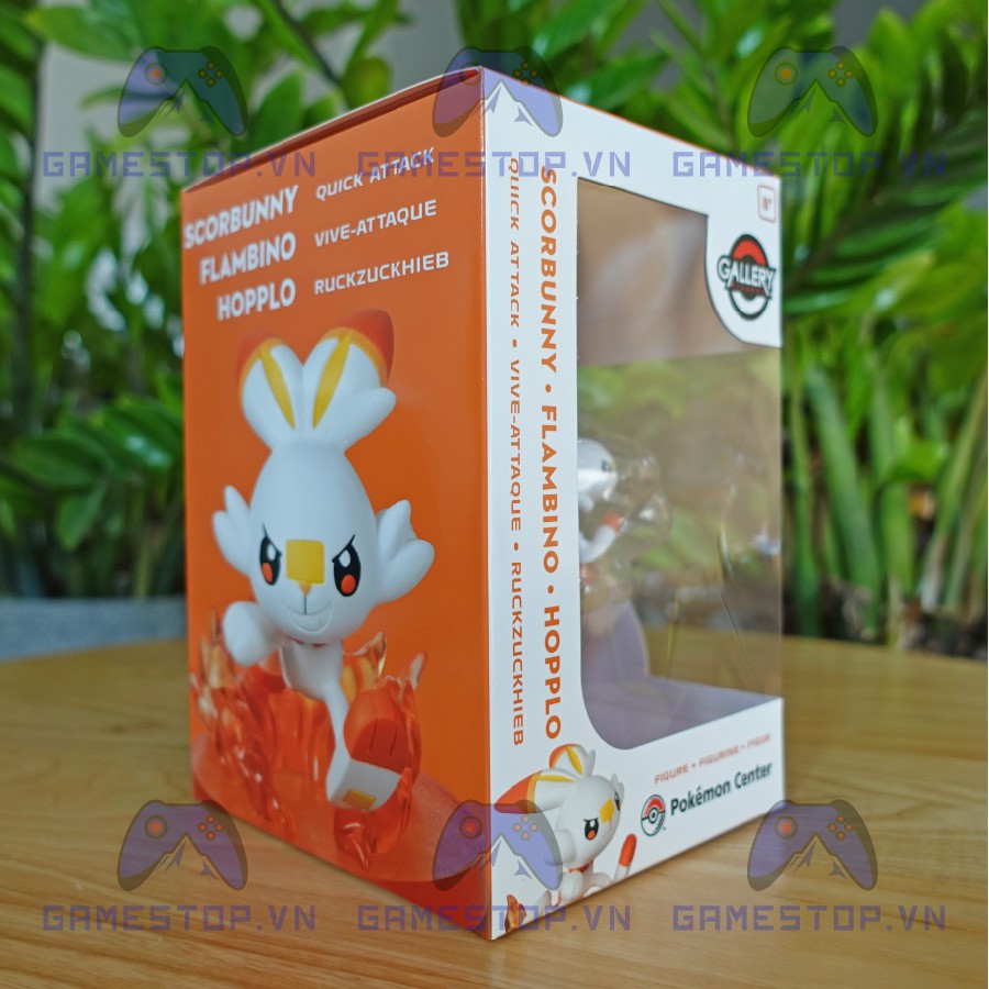 Mô hình Pokemon Scorbunny/Hibanny 8cm Quick Attack Gallery Nhựa PVC, ABS CHÍNH HÃNG MỸ GAL12 Pokemoncenter