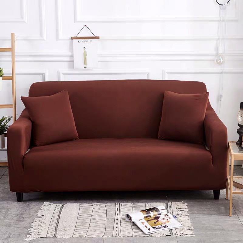 Tấm bọc Sofa tại nhà tông màu caramel cho ghế 1,2,3,4 chỗ