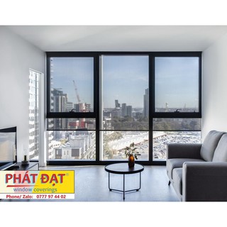 (Đặt theo kích thước) Màn sáo, rèm sáo cuốn VẢI LƯỚI, 14 màu, gia công theo yêu cầu