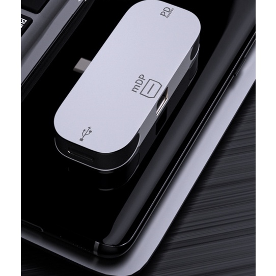 Hub Usb type-c  ra HDMI, VGA, Ethernet cho Táo Air/ Pro 2020 M1 - Hồ Phạm