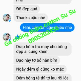 Ga chống thấm cotton Su Su
