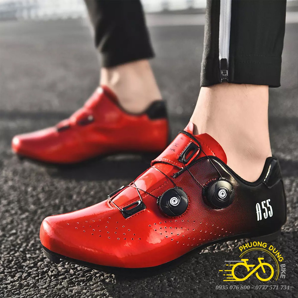 Giày can đi xe đạp thể thao Road, MTB CLAEE GX A55 - 2 Khóa Vặn