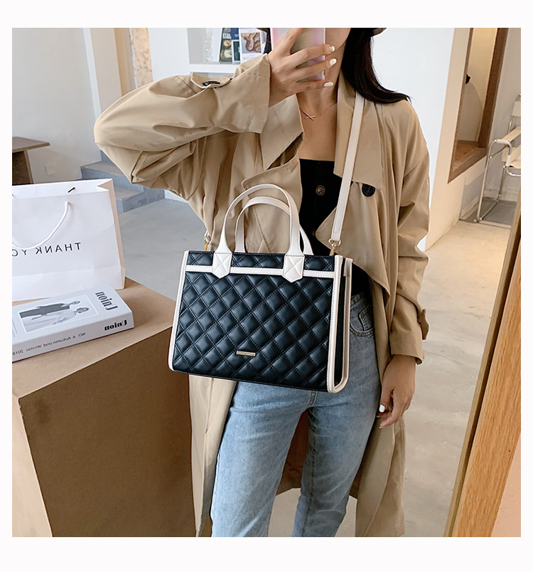 Túi xách JASMIN NOIR chất liệu da PU sức chứa lớn thiết kế sành điệu hợp thời trang