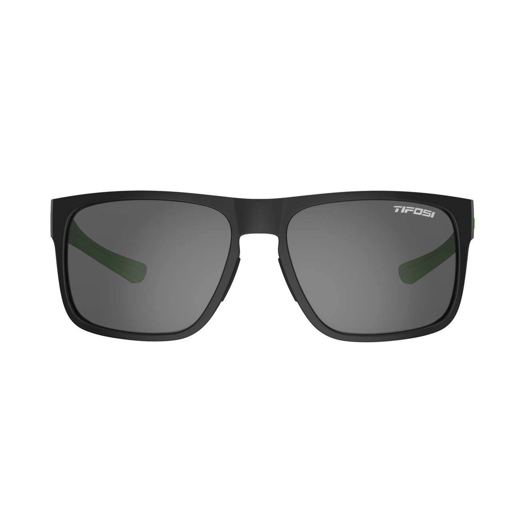 [CHÍNH HÃNG] Kính mát thể thao Unisex Tifosi Swick - Gọng Satin Black/Neon, Tròng Phân Cực Smoke Polarized