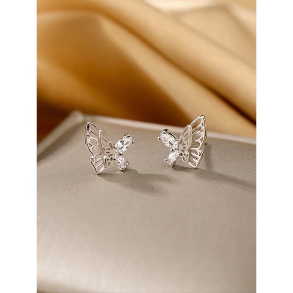 1 đôi bông tai bươm bướm nhiều mẫu xinh xắn
