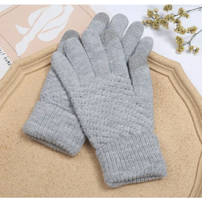 Găng tay len nữ bao tay cảm ứng ấm áp Lh0917399527