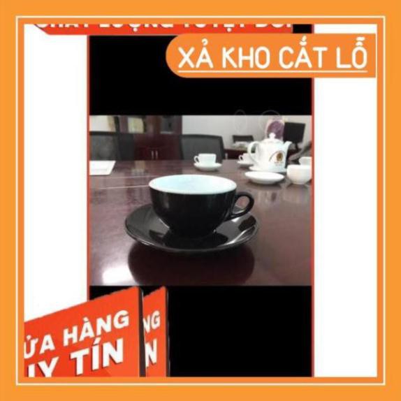 [SALE] [CAO CẤP] Giá hủy diệt -  Bộ tách capuchino gốm Bát Tràng