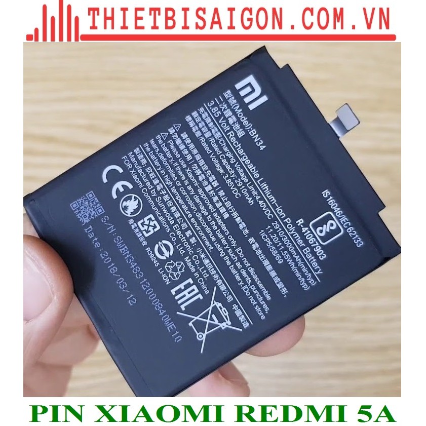 PIN XIAOMI REDMI 5A