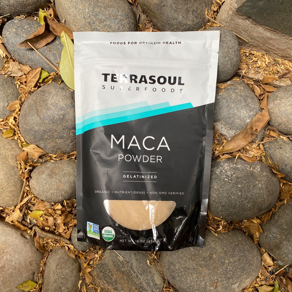 Bột nhân sâm Maca Peru hữu cơ Terrasoul - Dragon Superfoods - Aztec Organics - Diet Food