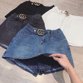 Chân váy bò gucci