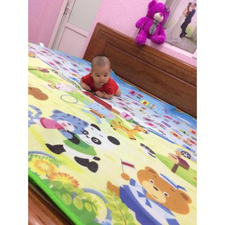 THẢM CHƠI MABOSHI 2 MẶT CHO BÉ THÔNG MINH [1,8m x 2m]