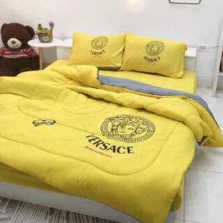 Set chăn ga gối cotton đũi
