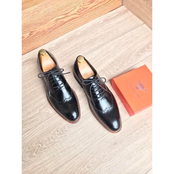 Giầy Tây Oxford Da Bò - Bảo Hành 12 Tháng