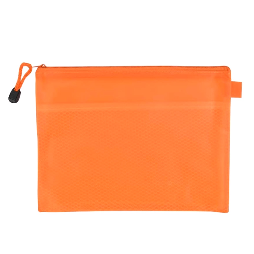 Túi đựng tài liệu khổ A5 bằng PVC chống thấm nước có khóa kéo tiện dụng | BigBuy360 - bigbuy360.vn