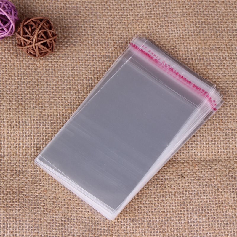 100gram Túi Bóng Kính Đựng sổ tay lò xo A7 , scrunchies -10x10cm