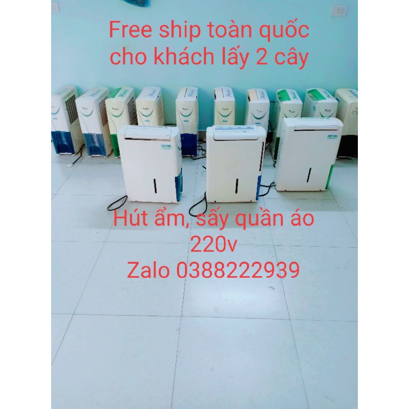 Máy hút ẩm sấy quần áo Mỹ 24l/ngày 220v