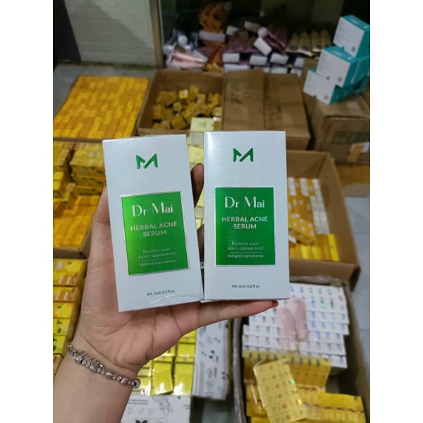 Serum Dr Mai  sạch mụn chiết xuất 100% từ thiên nhiên dành cho da dầu mụn nhiều