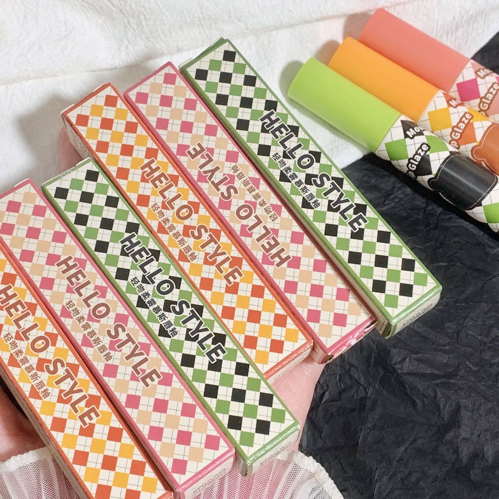 Son Môi Chất Nhung Lì Tự Nhiên 9 Màu Tùy Chọn Phong Cách Hello Kitty