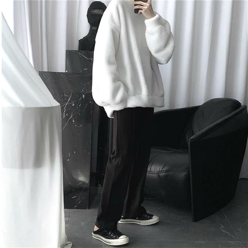  Áo Hoodie Lông Cừu Dáng Rộng Thời Trang Qúy Phái Cho Nam / Nữ | BigBuy360 - bigbuy360.vn
