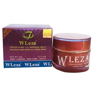 Kem Ngừa Mụn Trắng Da Chống Nắng Wleza 40G