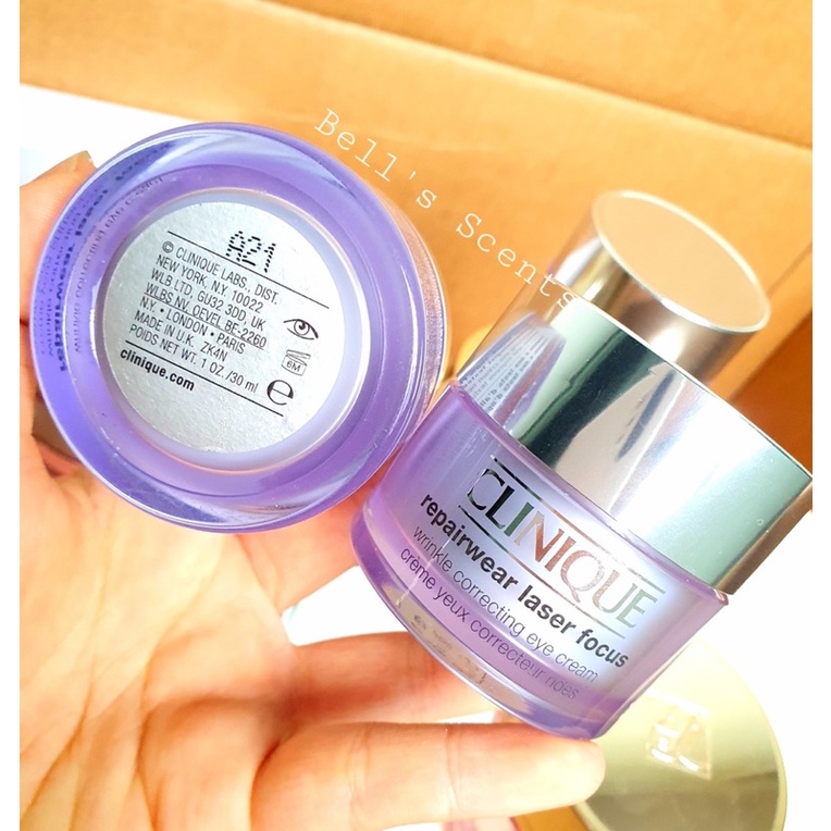 [KHÔNG HỘP] 30ml Kem dưỡng mắt Clinique Repairwear Laser Focus Wrinke Correcting Eye Cream