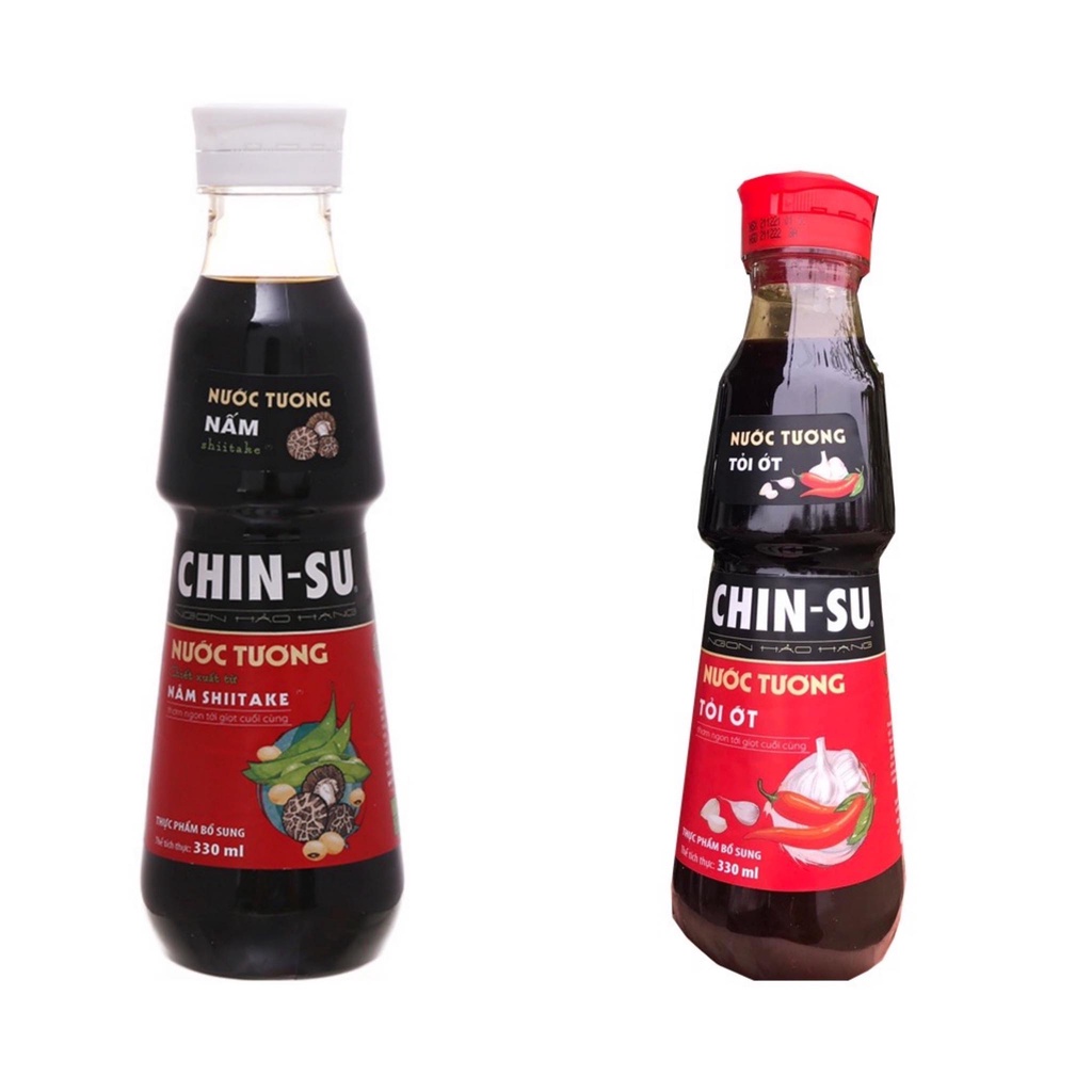 Nước Tương Chin-Su Tỏi Ớt 330ml