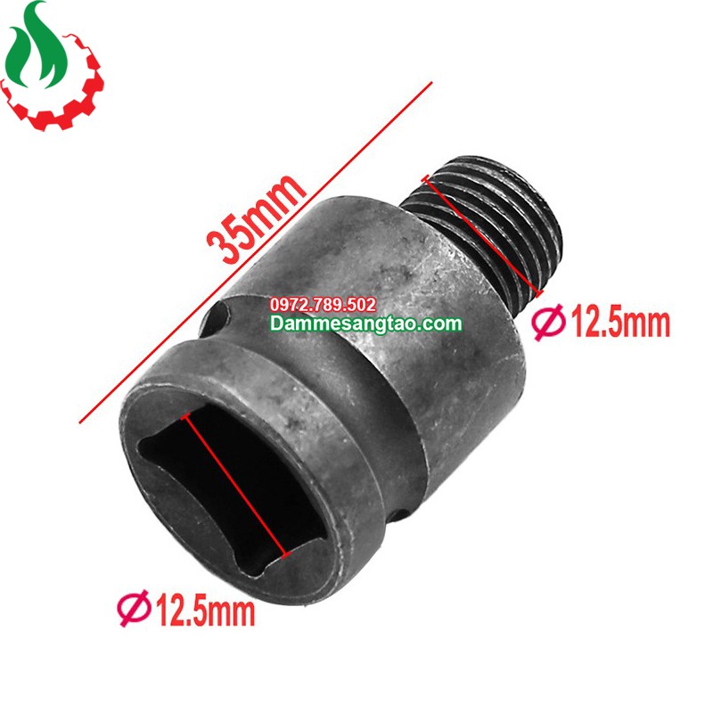 Chốt chuyển bulong sang khoan ren M10 M12