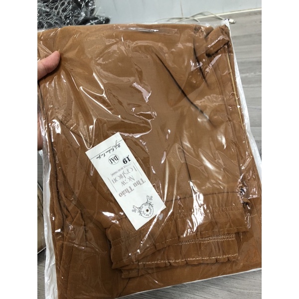 QUẦN ỐNG RỘNG VẢI CAROLAN MỊN ĐẸP