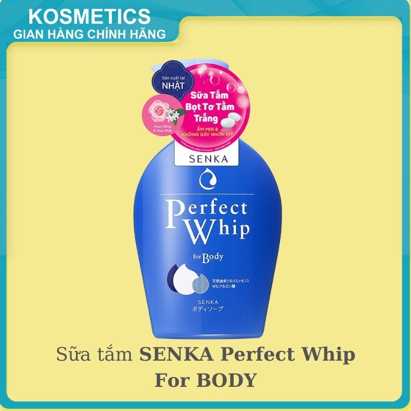 Sữa tắm dưỡng ẩm SENKA Perfect Whip For Body 500ml